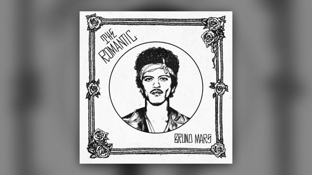 Bruno Mars The Romantic, pochette de l’album