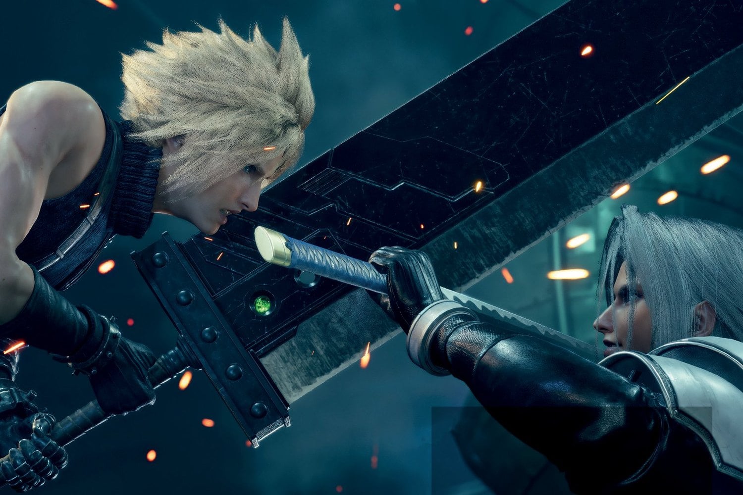 Cloud et Sephiroth croisent le fer