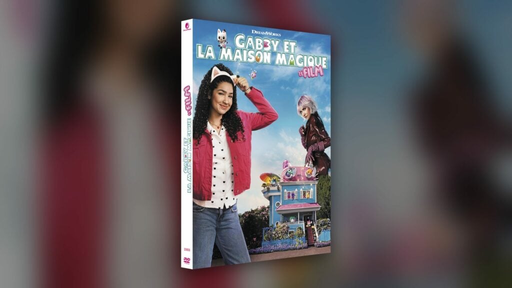 Gabby et la maison magique le film, jaquette du DVD