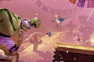 Scène colorée de Rayman Legends Retold