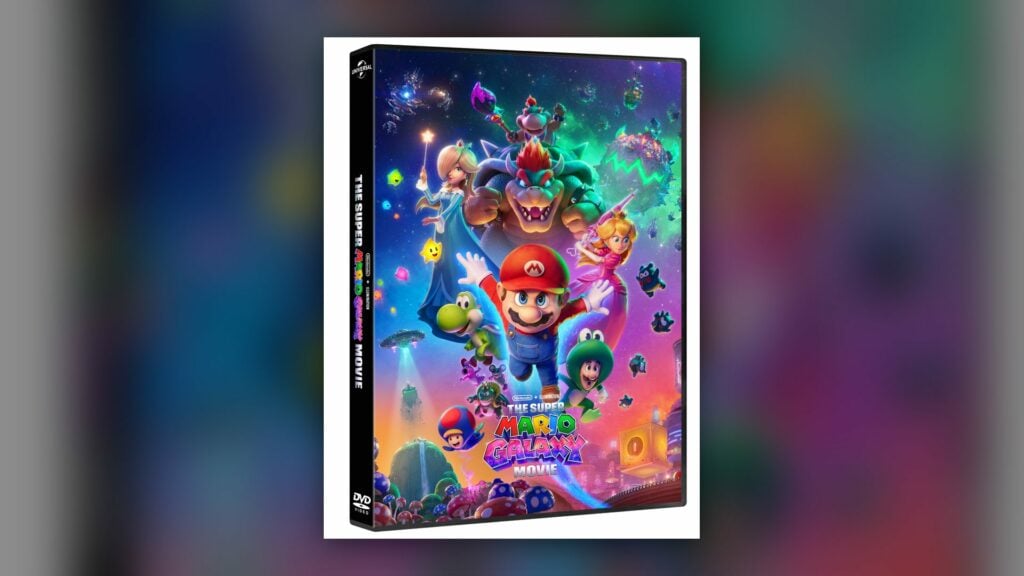 Super Mario Galaxy le film, jaquette du DVD