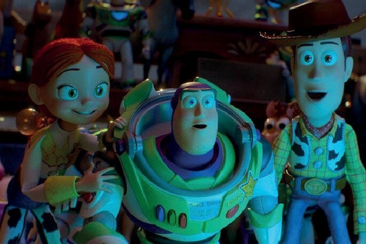 Jessie, Buzz l'Éclair et Woody dans Toy Story 5