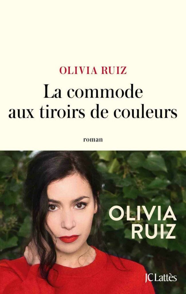 La commode aux tiroirs de couleurs d’Olivia Ruiz, couverture JC Lattès